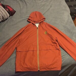 Weatherproof Vintage Rust Hooded UPS Jacket